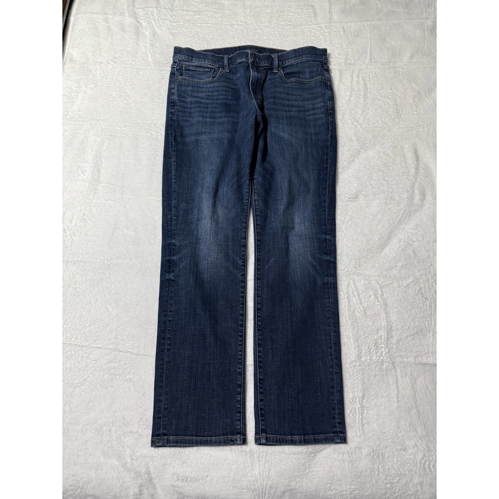 Lucky Brand Jeans Mens 35x30 Blue 410 Athletic Straight Medium Wash Denim